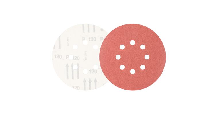 1001434883 Universal corundum velcro disc KSS diameter 150 A120 8 suction holes