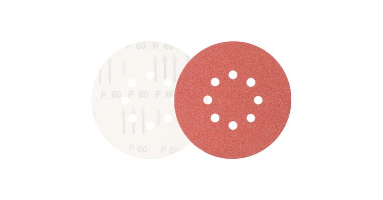 1001434880 Universal corundum velcro disc KSS diameter 150 A60 8 suction holes