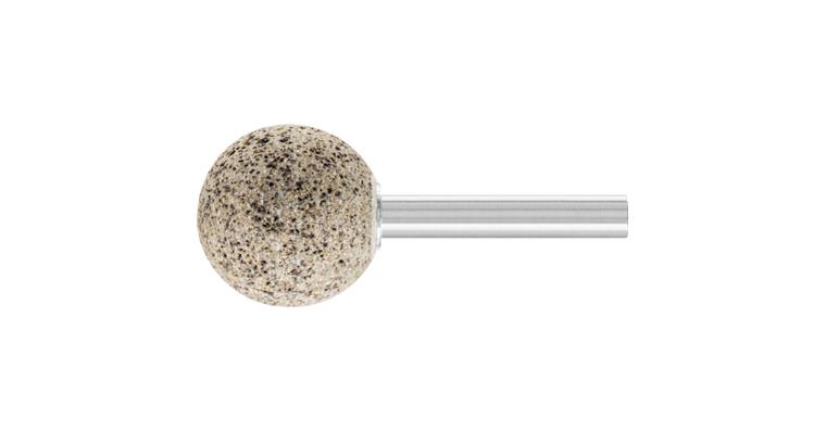 1001427156 INOX EDGE mounted point ball diameter 25x25mm shank 6mm A30 stainless steel
