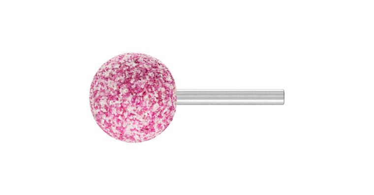 1001435293 STEEL mounted point ball diameter 32x32 mm shank 6 mm A24 for steel