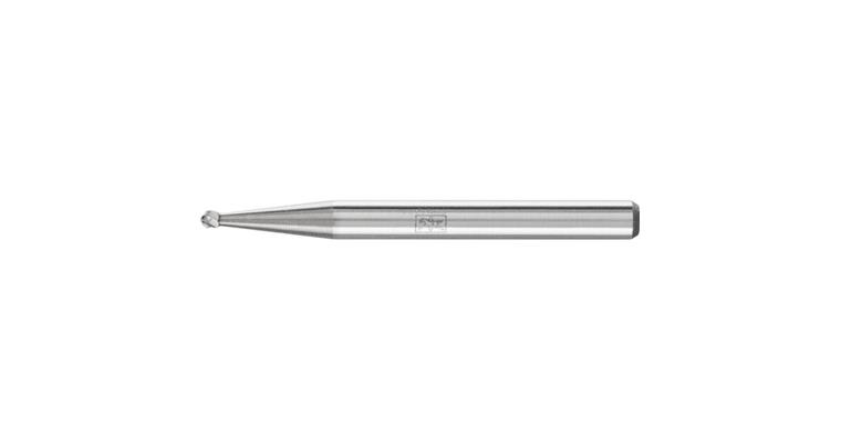 1001437530 carbide burr ball nose KUD diameter 1.5x1 mm shank 3 mm Z3P