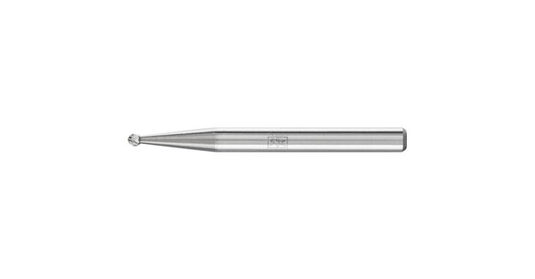 1001437531 carbide burr ball nose KUD diameter 1.5x1 mm shank 3 mm Z5