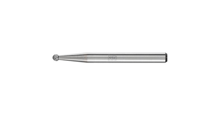 1001437118 carbide burr MICRO ball end mill KUD diameter 02x1.5 mm shank 3 mm
