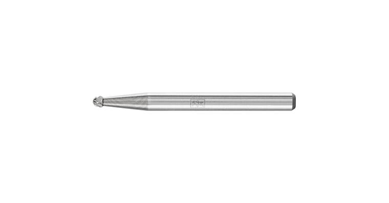 1001437532 carbide burr ball nose KUD diameter 02x1.5 mm shank 3 mm Z3P
