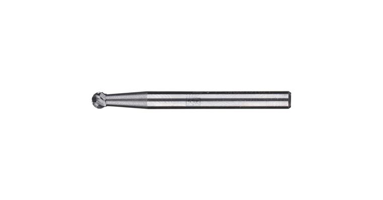 1001441564 carbide burr ALLROUND ball end mill KUD diameter 03x02 mm shank 3 mm