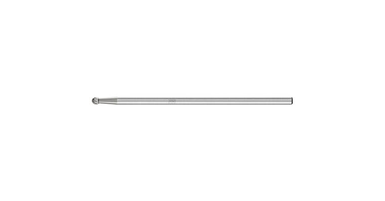1001436016 carbide burr ball nose KUD diameter 03x02 mm shank 3x75 mm Z3P