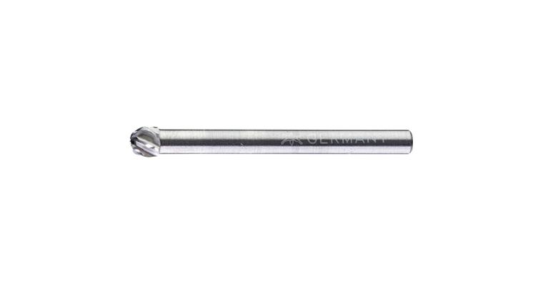 1001441565 carbide burr ALLROUND ball end mill KUD diameter 04x03 mm shank 3 mm