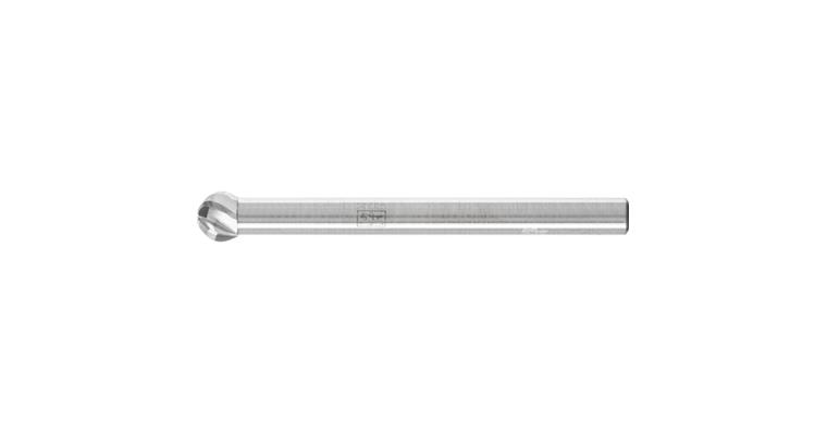 1001438030 carbide burr INOX ball nose KUD diameter 04x03 mm shank 3 mm