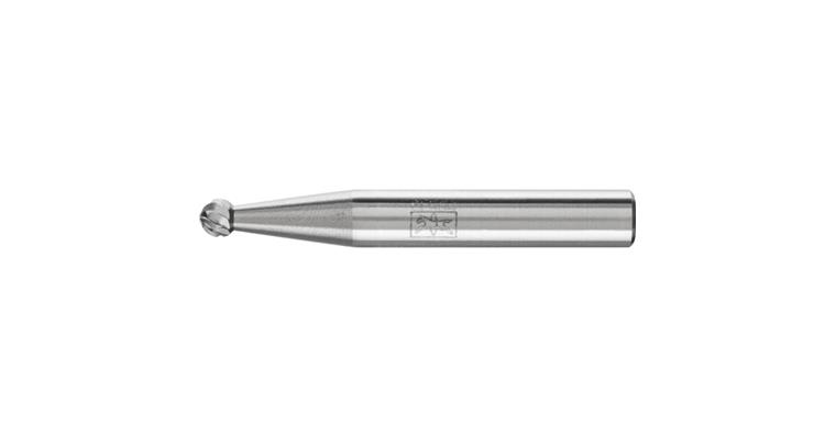 1001426141 carbide burr ball nose KUD diameter 04x03 mm shank 6 mm Z3P