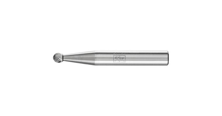 1001426142 carbide burr ball nose KUD diameter 04x03 mm shank 6 mm Z5
