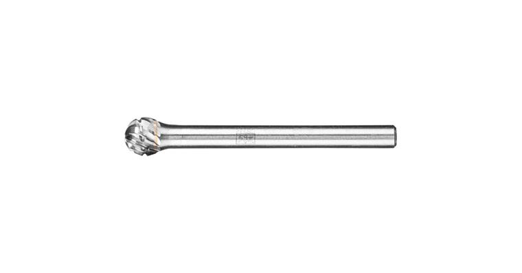 1001438033 carbide burr ball nose KUD diameter 05x04 mm shank 3 mm TITANIUM