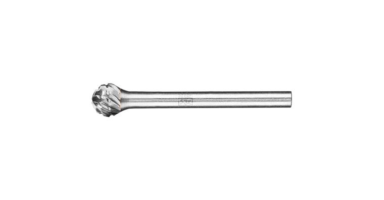 1001438034 carbide burr ball nose KUD diameter 06x05 mm shank 3 mm TITANIUM