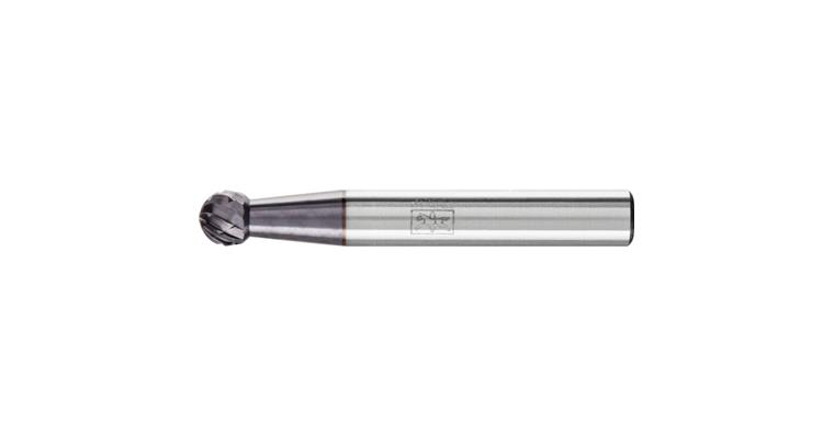 1001436951 carbide burr ball nose KUD diameter 06x05mm shank 6mm Z3P HICOAT