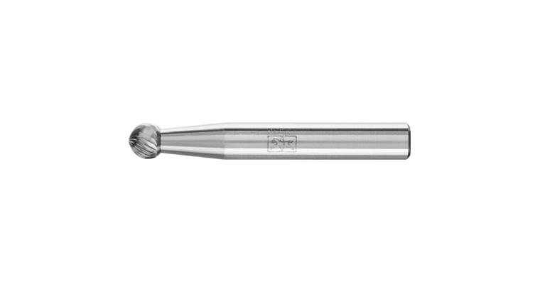 1044259105 carbide burr ball nose KUD diameter 06x05 mm shank 6 mm Z5