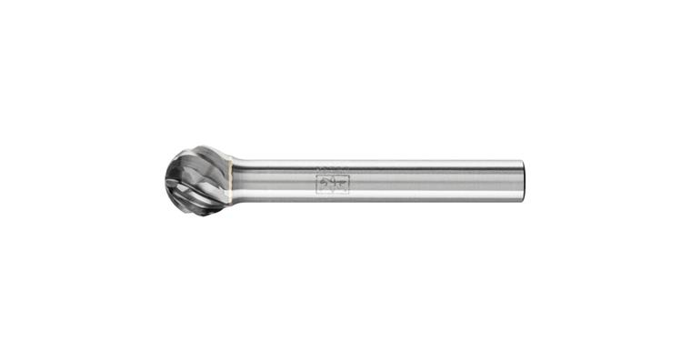 1001437486 carbide burr CAST ball nose cutter KUD diameter 10x09 mm shank 6 mm