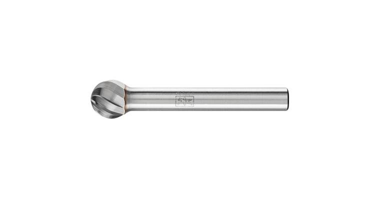 1001426155 carbide burr ball nose KUD diameter 10x09 mm shank 6 mm Z1