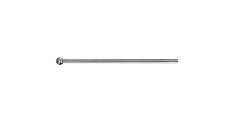 1001437951 carbide burr ball nose KUD diameter 10x09 mm shank 6x150mm Z3P