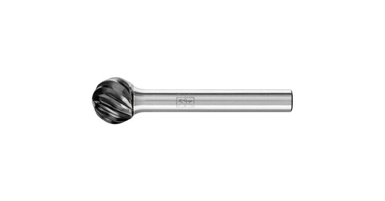 1001440771 carbide burr INOX ball nose KUD diameter 12x10mm shank 6 mm HICOAT
