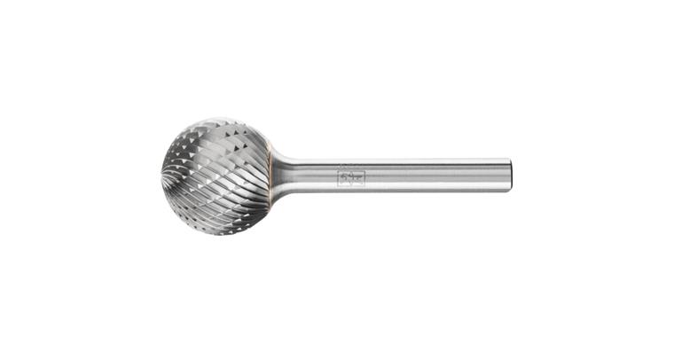 1001426172 carbide burr ball nose KUD diameter 20x18 mm shank 6 mm Z3P