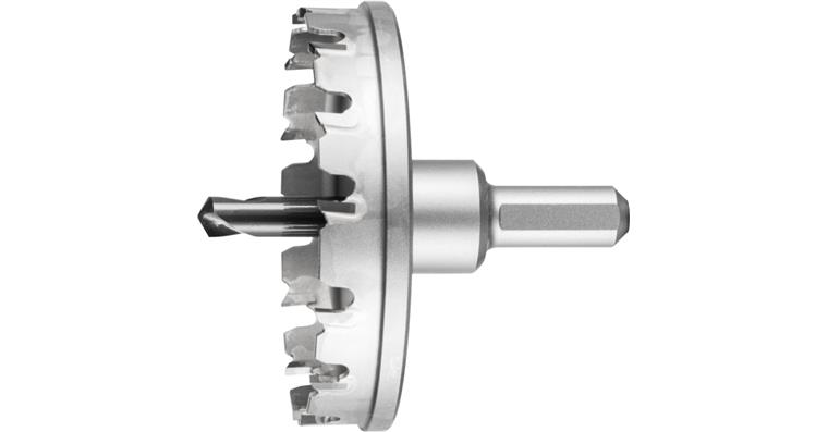 1001426633 carbide hole cutter Hole saw 80x8 mm shank 12 mm cutting depth 4 mm
