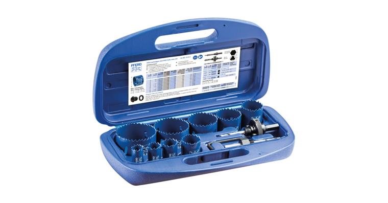 1001426675 bi-metal hole saw set Co8/M42 15-piece for electricians Germany