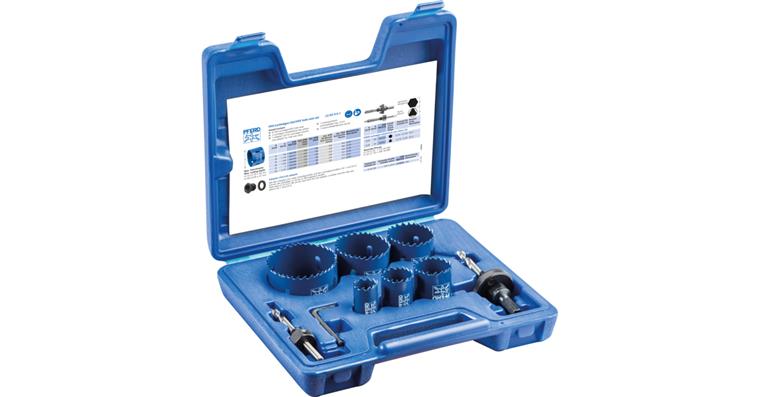 1001426677 bi-metal hole saw set Co8/M42 11-piece for electricians international