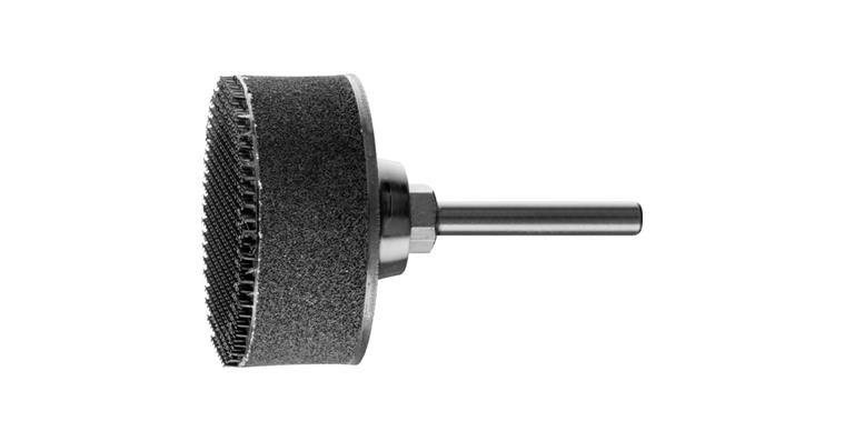 1043193102 POLINOX Holder for non-woven marbling discs Velcro 50 mm shaft 6 mm