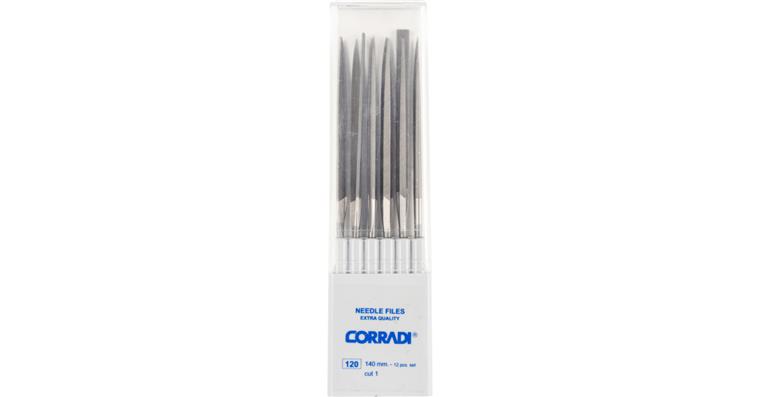1041516101 precision needle file set 12-piece plastic box 140mm Swiss cut 1