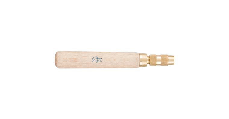 1001441558 needle file holder type NFH 212 quick-release handle made of wood 92 mm