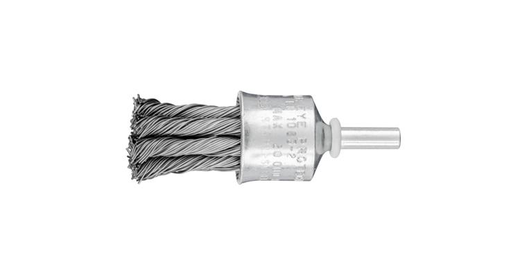 1001437387 brush knotted PBG diameter 23 mm shaft 6 mm steel wire 0.50 mm
