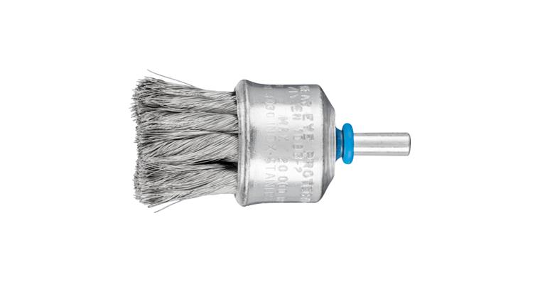 1001434393 paintbrush with plastic protection knotted PBG diameter 30mm wire 0.15