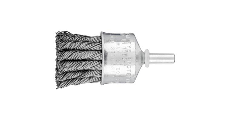 1001437209 POS brush knotted PBG diameter 30mm shaft 6mm steel wire 0.50