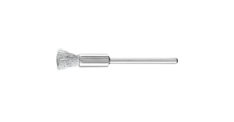 1001440073 miniature brush PBU diameter 5 mm shaft 2.34 mm steel wire 0.10