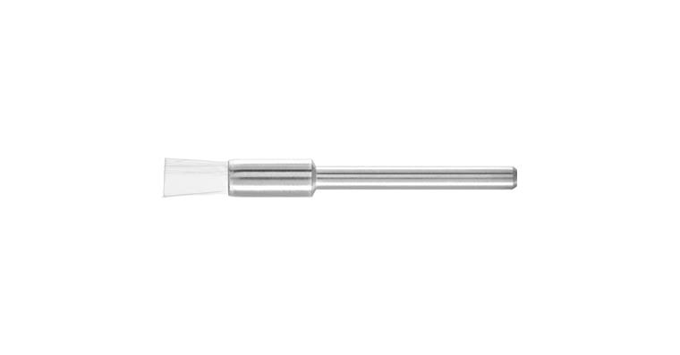 1001440089 miniature brush PBU diameter 5mm shaft 3mm plastic bristles 0.20