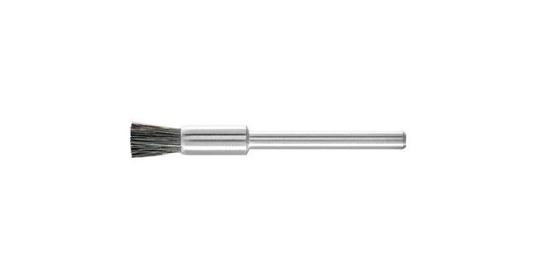1001440091 miniature brush PBU diameter 5mm shaft 3 black pig bristles