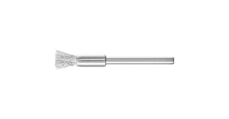 1001440084 miniature brush PBU diameter 5 mm shaft 3 mm steel wire 0.10 mm