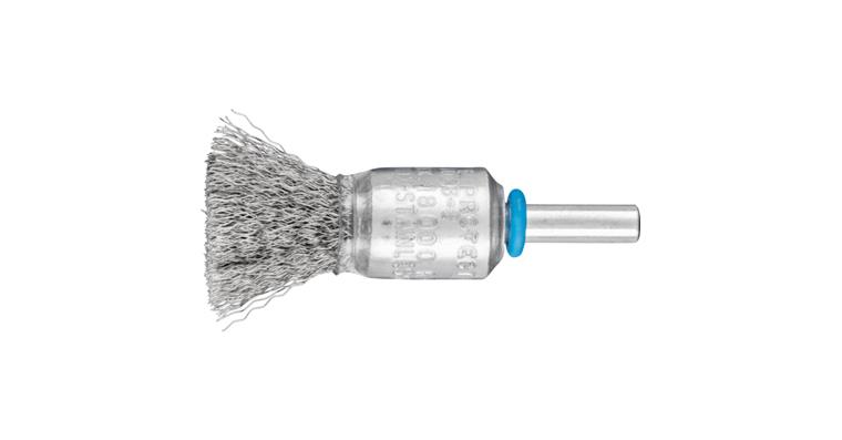 1001434389 paintbrush unknotted PBU diameter 15 mm shaft 6 stainless steel wire 0.15