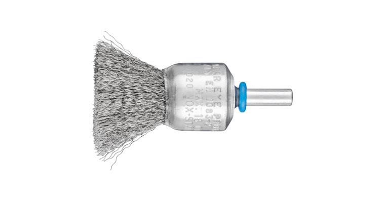 1001434390 paintbrush unknotted PBU diameter 20mm shaft 6 stainless steel wire 0.15