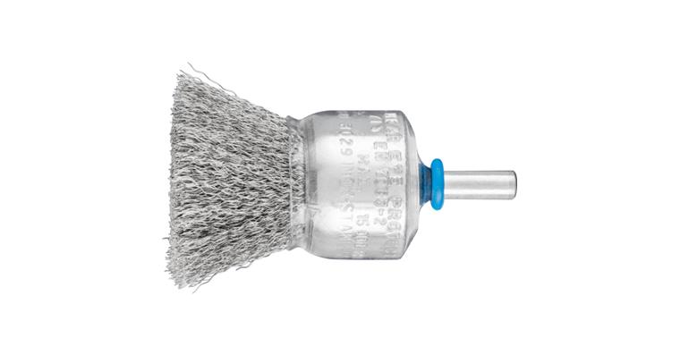 1001434391 paintbrush unknotted PBU diameter 30mm shaft 6 stainless steel wire 0.15
