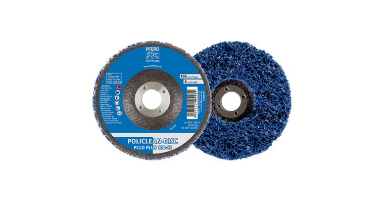 1001438954 POLICLEAN PLUS PCLD cleaning fleece diameter 100x13mm bore 16mm 5