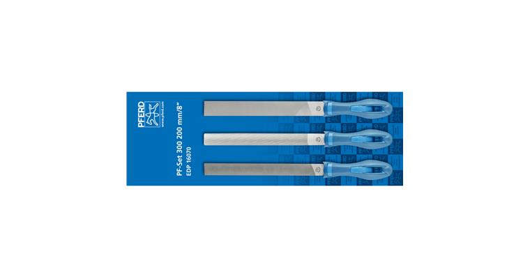 1001425136 file set with handle 3-piece 200/300mm file assortment for craftsmen