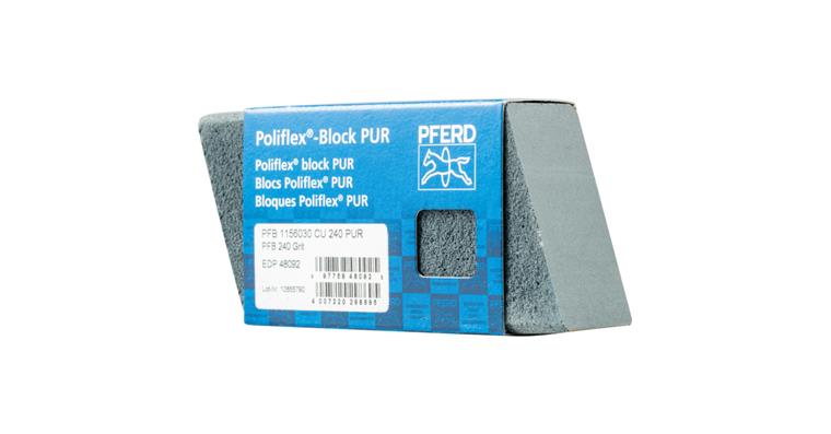 1001427660 Poliflex sanding block 30x60x115 mm bond PUR SIC240