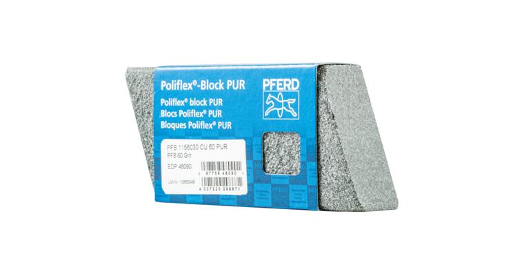 1001427658 Poliflex sanding block 30x60x115 mm bond PUR SIC60