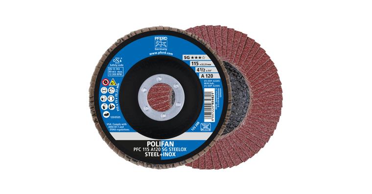 1001429394 POLIFAN serrated lock washer PFC 115x22.23 mm conical A120 line PSF STEELOX