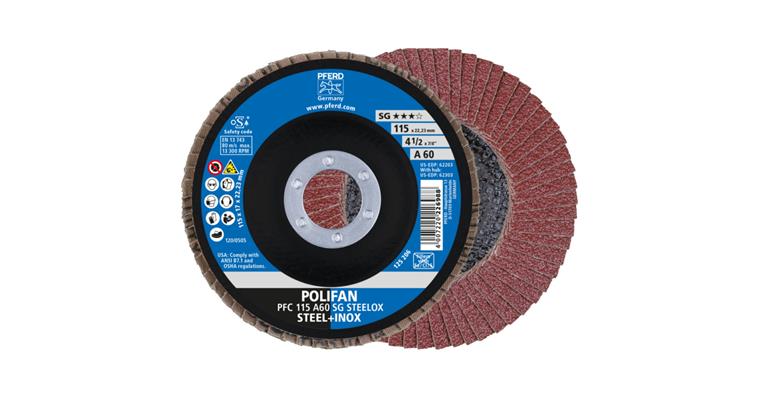 1001429377 POLIFAN serrated lock washer PFC 115x22.23 mm conical A60 SG STEELOX steel