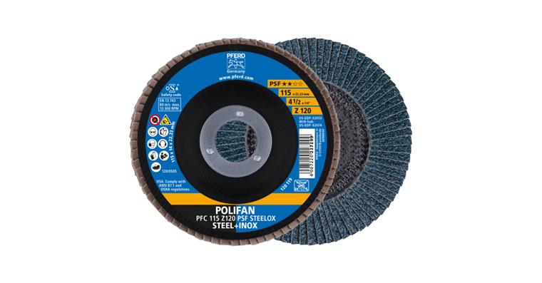 1001437428 POLIFAN serrated lock washer PFC 115x22.23 mm conical Z120 line PSF STEELOX