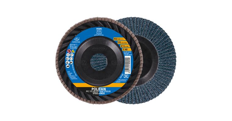 1001441958 POLIFAN serrated lock washer PFC 115x22.23 mm conical Z40 PSF TRIM STEELOX
