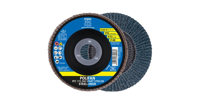 1001441995 POLIFAN serrated lock washer PFC 115x22.23mm conical Z40 start line START STEELOX