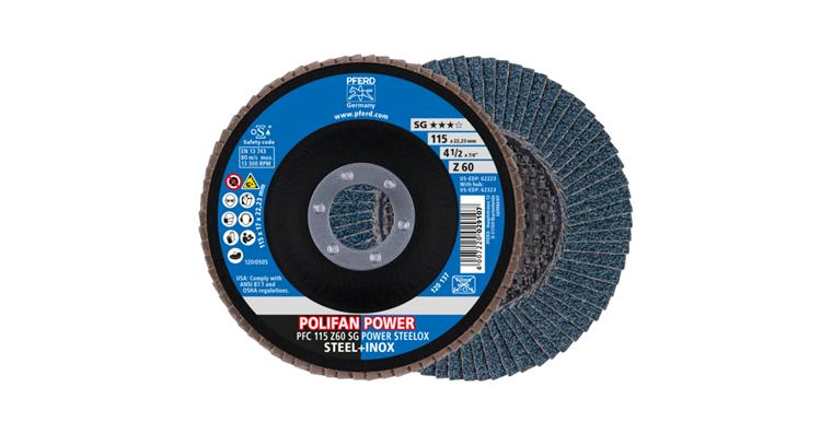 1043789102 POLIFAN POWER serrated lock washer PFC 115x22.23 mm conical Z60 SG STEELOX steel