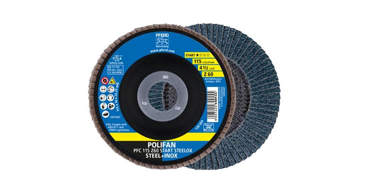 1001441996 POLIFAN serrated lock washer PFC 115x22.23mm conical Z60 start line START STEELOX